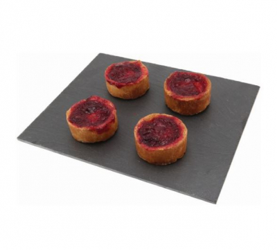 GENWARE SLATE STRAIGHT EDGE SQUARE PLATTER 7.9Inch