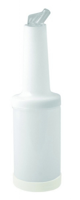 SAVE OR SERVE CONTAINER WITH SPOUT WHITE