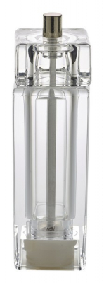 GENWARE SQUARE SALT/PEPPER GRINDER ACRYLIC 15CM SPSQ15
