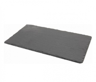 GENWARE SLATE NATURAL EDGE RECTANGULAR PLATTER 9.8X5.1Inch