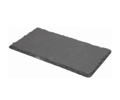 GENWARE SLATE NATURAL EDGE RECTANGULAR PLATTER 11.8X7.9Inch