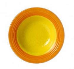 STEELITE FREEDOM YELLOW ROUND BOWL 20.6CM  X 6  68A535EL669