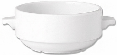 SOUP CUP 28.5CL 10OZ LUG STKG SIMPLICITY (WHITE) 11010115