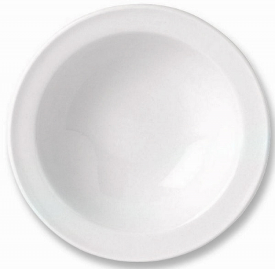 FRUIT STONE RIM 16.5CM 6 1/2Inch SIMPLICITY (WHITE) 11010130