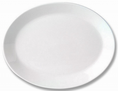 OVAL DISH 25.5 CM 10Inch COUPE SIMPLICITY (WHITE) 11010140