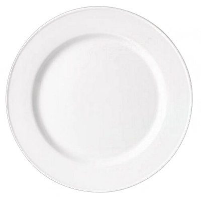 STEELITE SIMPLICITY SLIMLINE PLATE WHITE 20.25CM 8Inch11010212