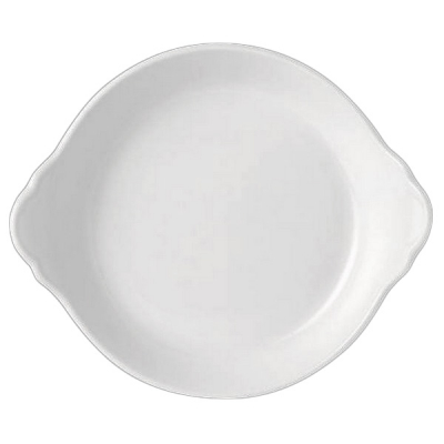 ROUND EARRED DISH 18.5CM SIMPLICITY (WHITE) 11010316