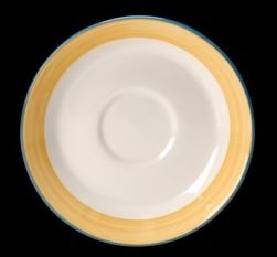 SAUCER 15.25CM 6 SLIMLINE RIO YELLOW SIMPLICITY 15300218