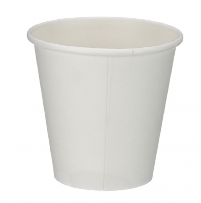 WHITE SINGLE WALL 6OZ HOT CUP X1000 D01021