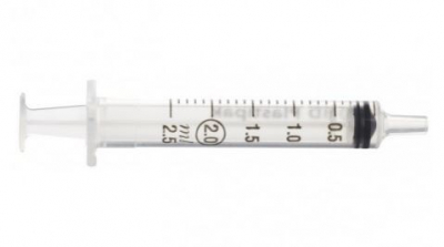 2ML LUER SLIP CONCENTRIC TIP SYRINGES X100 EA851-2 307727