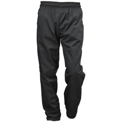 CHEFS BAGGIES TROUSERS BLACK MEDIUM