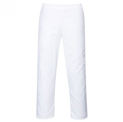 CHEFS BAGGIES TROUSERS WHITE M