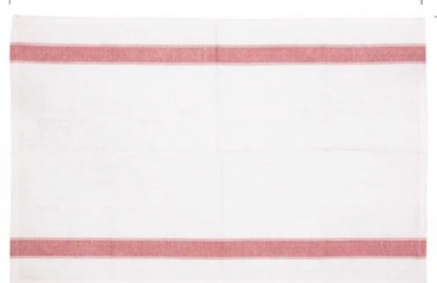 HEAVY DUTY TEA TOWELS 30X20Inch POLYCOTTON WITH RED BORDER