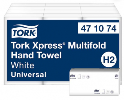 TORK WHITE MULTIFOLD H2 HAND TOWEL XPRESS