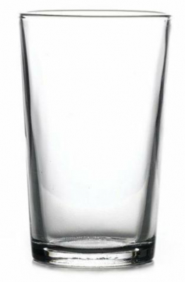 ARTIS UNIE CONICAL TUMBLER PINT GLASS 20OZ/570ML LINED CA