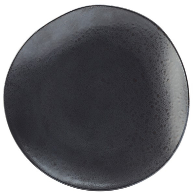 UTOPIA VITRIFIED PORCELAIN NERO PLATE 10Inch