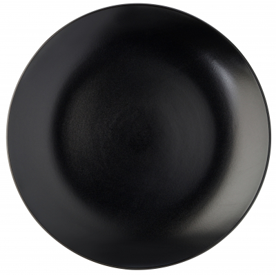 UTOPIA STONEWARE NOIR COUPE PLATE 11.8Inch