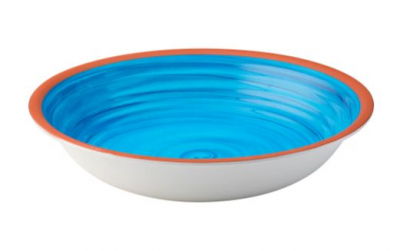 UTOPIA CALYPSO MELAMINE BLUE BOWL 13.5Inch