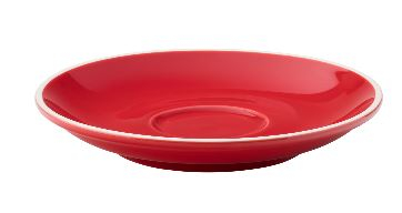 UTOPIA SUPER VITRIFIED PORCELAIN BARISTA RED SAUCER 5.5Inch