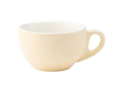 UTOPIA SUPER VITRIFIED PORCELAIN BARISTA CREAM LATTE CUP 10OZ