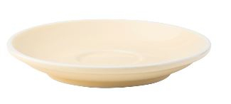 UTOPIA SUPER VITRIFIED PORCELAIN BARISTA CREAM SAUCER 4.5Inch