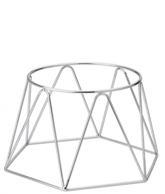 UTOPIA CHROME PLATE RISER 19CM X 15.5CM
