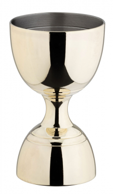 UTOPIA GOLD ROUND BULB JIGGER 25ML/50ML