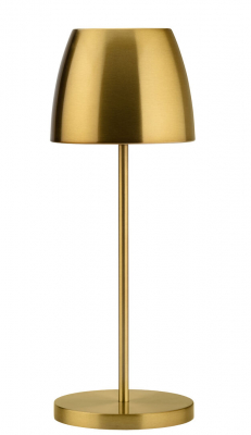 BRUSHED GOLD MONTSERRAT LAMP LED CORDLESS 30CM