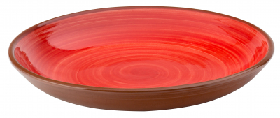 UTOPIA SUPERIOR TERRACOTTA SALSA RED COUPE BOWL 9.5Inch
