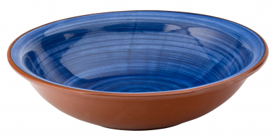 UTOPIA SUPERIOR TERRACOTTA SALSA COLBALT BOWL 8Inch