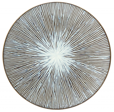 UTOPIA SUPER VITRIFIED ALLIUM SEA PLATE 10.6Inch