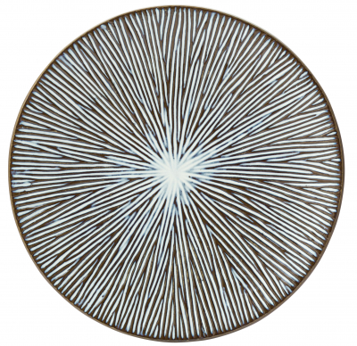 UTOPIA SUPER VITRIFIED ALLIUM SEA PLATE 8.5Inch