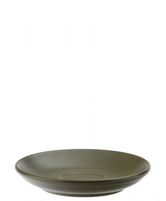 BARISTA ESPRESSO MATT OLIVE SAUCER 4.75Inch (12CM)