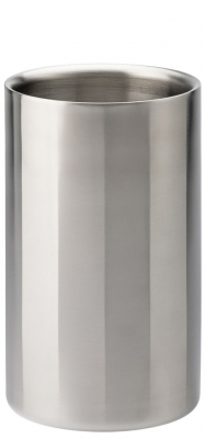 SATIN DOUBLE WALL WINE COOLER (20CM X 12CM)