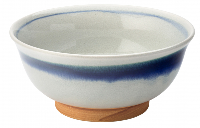 UTOPIA VITRIFIED PORCELAIN HORIZON FOOTED BOWL 7.3Inch