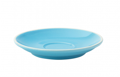 UTOPIA SUPER VITRIFIED PORCELAIN BARISTA BLUE SAUCER 4.5Inch