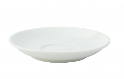 UTOPIA SUPER VITRIFIED PORCELAIN BARISTA WHITE SAUCER 5.5Inch