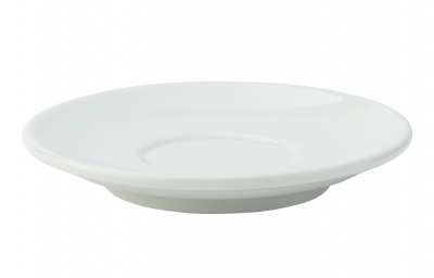 UTOPIA SUPER VITRIFIED PORCELAIN BARISTA WHITE SAUCER 6Inch