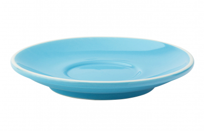 UTOPIA SUPER VITRIFIED PORCELAIN BARISTA BLUE SAUCER 6Inch