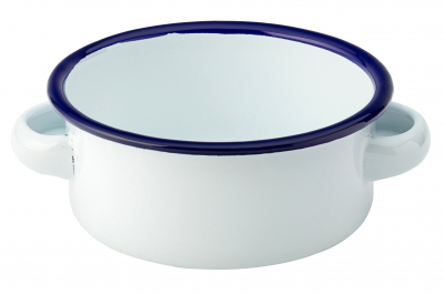 UTOPIA EAGLE ENAMEL WHITE CASSEROLE DISH 5.5Inch
