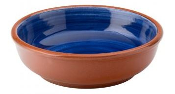 UTOPIA SUPERIOR TERRACOTTA SALSA COBALT DISH 5.5Inch