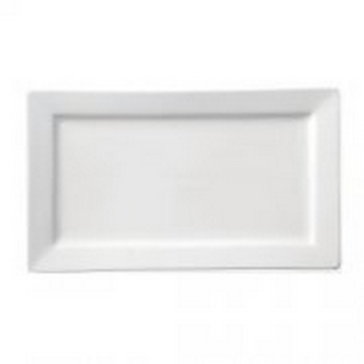 UTOPIA WHITE SUPER VITRIFIED PORCELAIN TITAN RECTANGULAR PLATE 11.8X7Inch