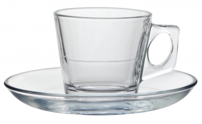 UTOPIA VELA ESPRESSO CUP AND SAUCER 2.7OZ (7CL)