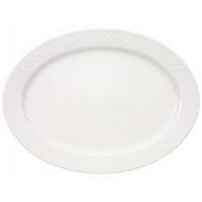V&B BELLA OVAL FLAT PLATE 320X240MM