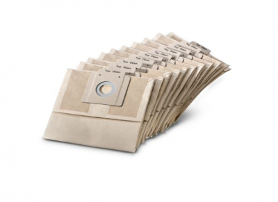 KARCHER PAPER FILTER BAGS FOR USE WITH BV5/1  X10