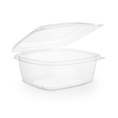 24oz PLA HINGED DELI CONTAINER x200