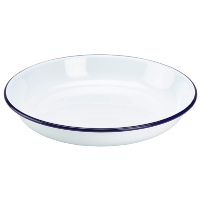 ENAMEL RICE/PASTA PLATE 24CM