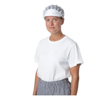 WHITES NET PEAKED HAT WHITE ONE SIZE