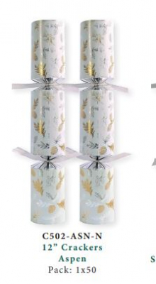 12Inch ASPEN CHRISTMAS CRACKER X50