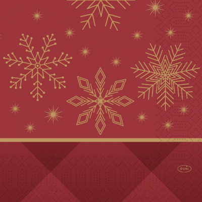 NAPKINS 3-PLY 33X33CM RHOMBUS BORDEAUX X1000